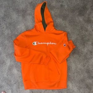 Orange hoodie/kids size xl/ great condition